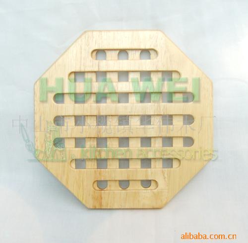 【供应八角形煲垫、木垫、热垫、家居木制品】价格,厂家,图片,其他日用工具,中山市小榄镇华伟木厂-